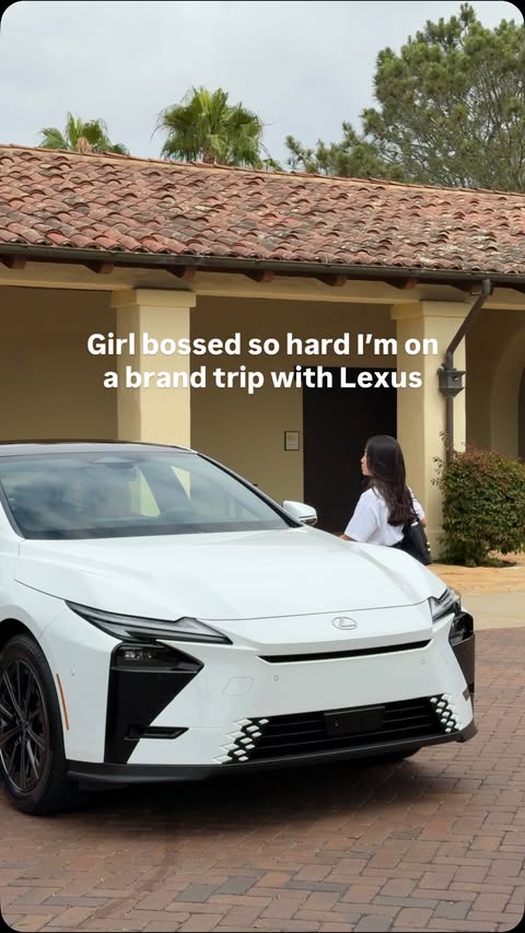 Instagram post by @itsmarisa_kay for Lexus. Caption reads: LETS RIDE @lexususa 🛞🖤 So thankful to be in San....