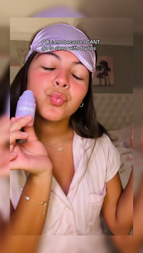 Instagram post by @lovebrielle19 for COVERGIRL. Caption reads: No dry lips around here! @Covergirl Sleeping Lip....