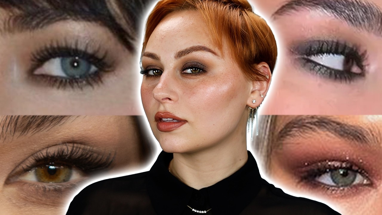 YouTube post by @AlexandraAnele for rephr. Caption reads: I Recreated the PERFECT Smokey Eye.