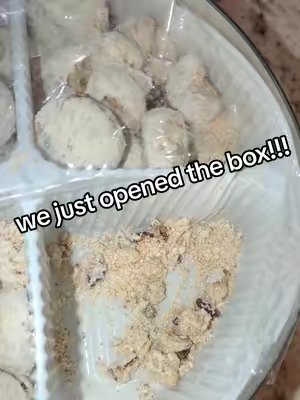 TikTok post by @almasoria.19 for David's Cookies. Caption reads: It felt like Christmas!!!! David's cookies are so....