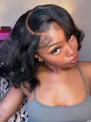 TikTok post by @kallmelanaaa for Menglle Hair. Caption reads: [...] work with and cute for the price! 😍....