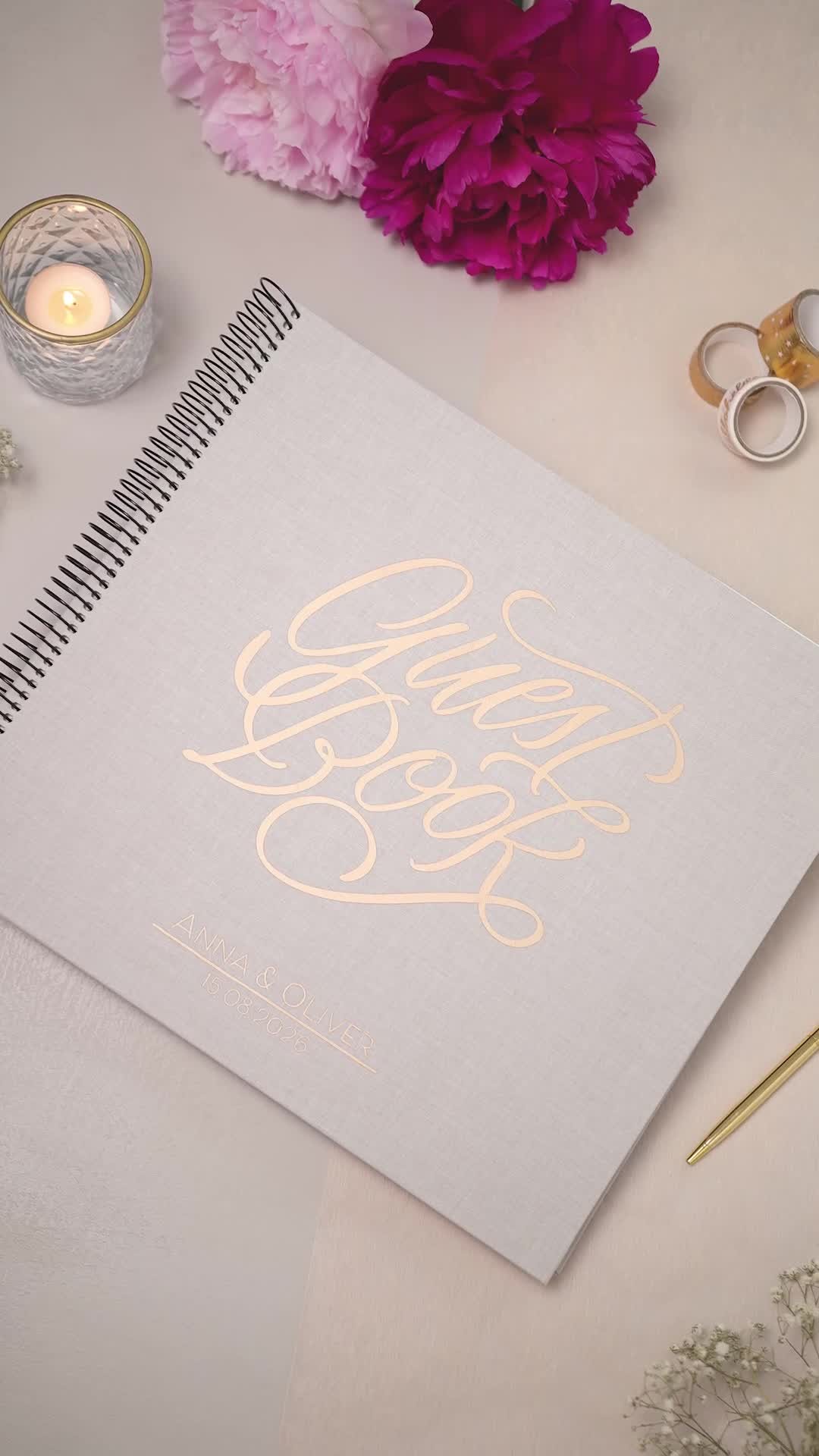 Instagram post by @denise_gerigk_design for Cricut. Caption reads: 📖 Ein Gästebuch so individuell wie euer großer....