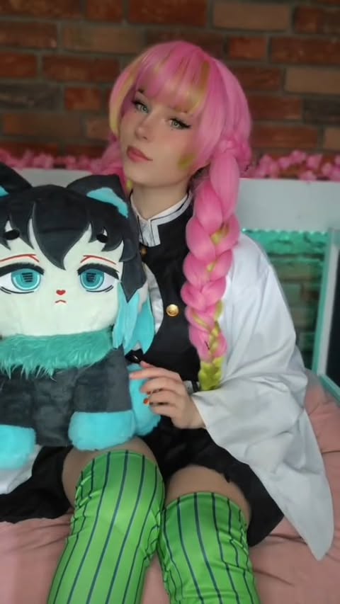 Instagram post by @ochaki.cos for Plushshop. Caption reads: [...] today? My new kawaii neko friend from....