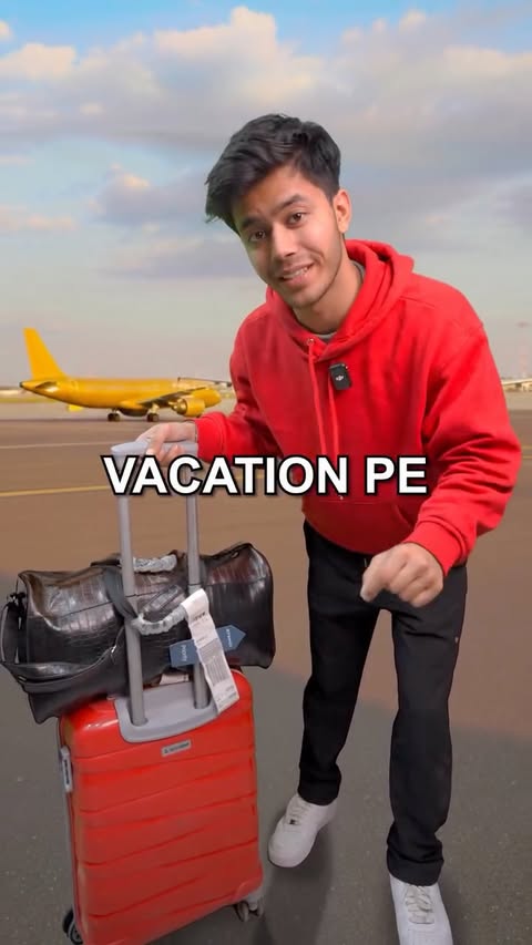 Instagram post by @ayyushbhandari for Visit Abudhabi. Caption reads: [...] Days Dream Vacation in Abu Dhabi 👀✨....