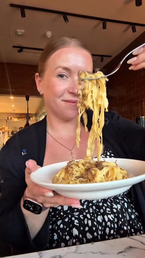 Instagram post by @ana.is.fun for Unlimited Scotland. Caption reads: Excuse the dough-kneading faces 😅. Pasta making....