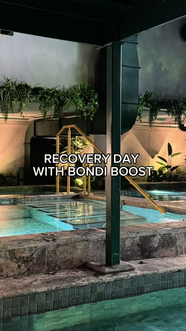 Instagram post by @rorylobb for BondiBoost. Caption reads: Recovery done right thanks to @bondiboost #ad....