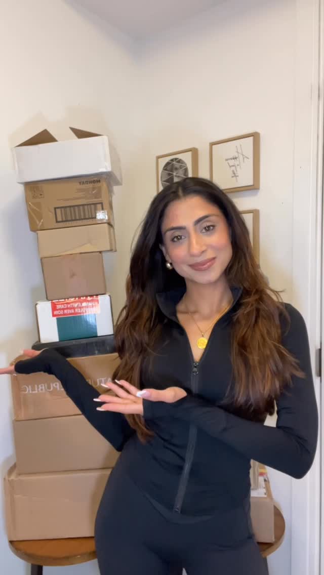 Instagram post by @theniveditabhalla for MONDAY Haircare. Caption reads: Christmas came early 🤯❤️

Part 1 of PR....