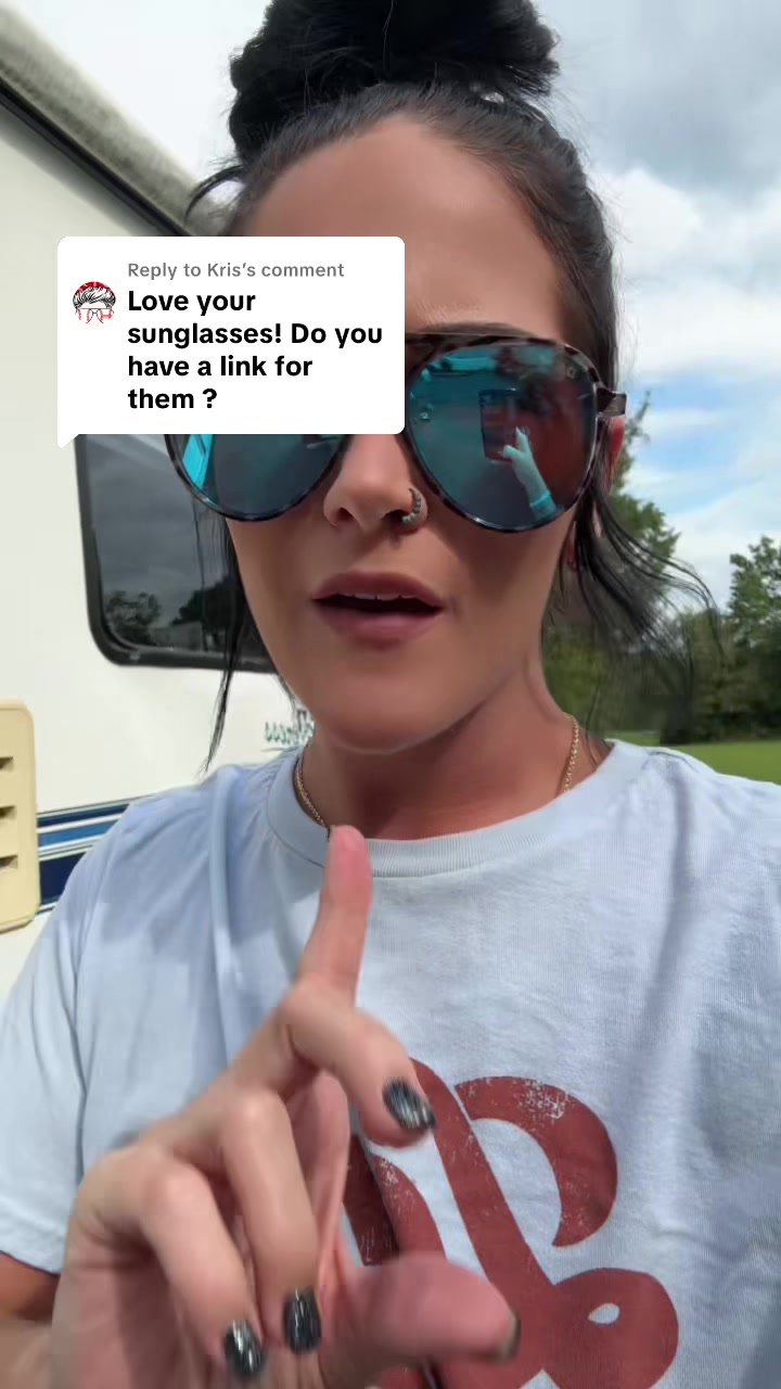 TikTok post by @ljsanders2021 for Dax Eyewear. Caption reads: Replying to @Kris I’m obsessed with @Dax Eyewear ....