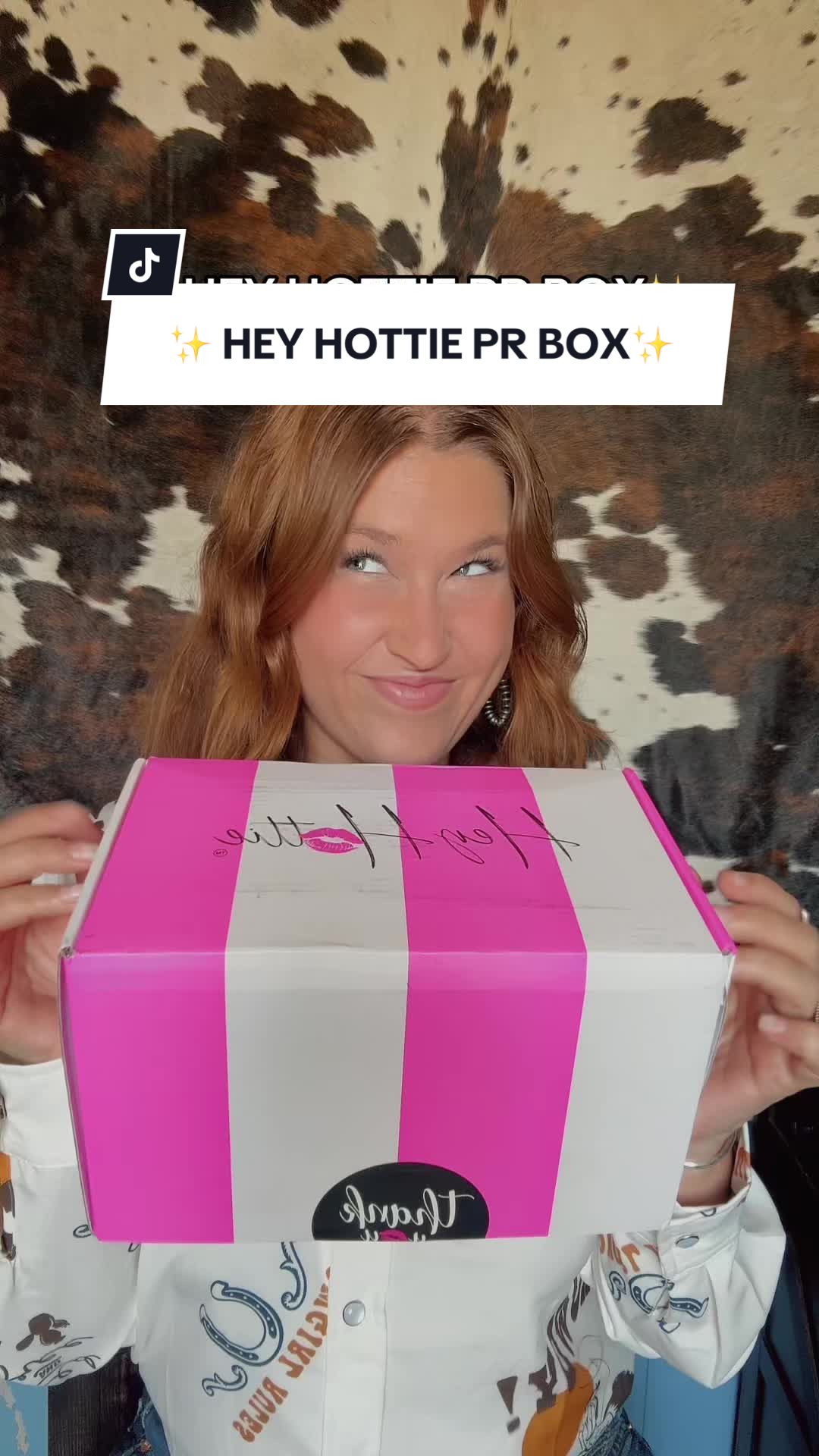 TikTok post by @feralmamaa for Hey Hottie. Caption reads: [...] items with me to the nfr trip ❤️ @Hey Hottie....