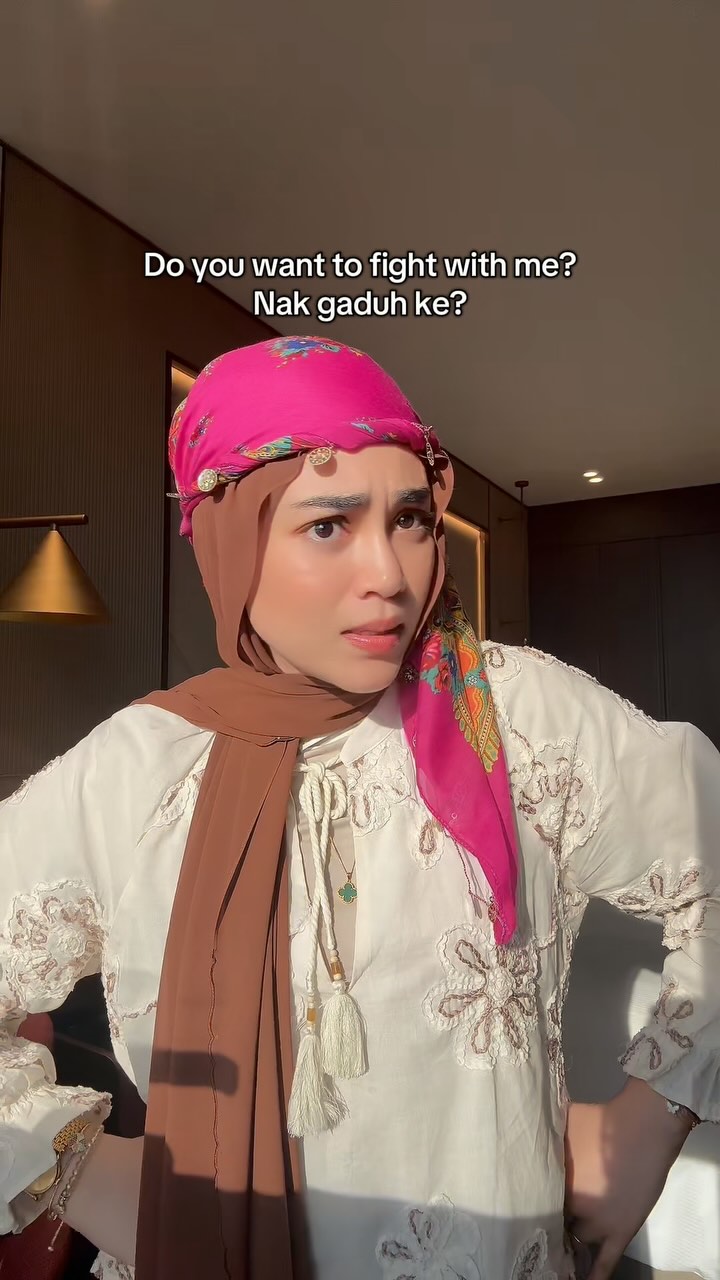 Instagram post by @uyainaarshad for Turkish Airlines. Caption reads: Can any Turk verify this? Is she really fluent?....