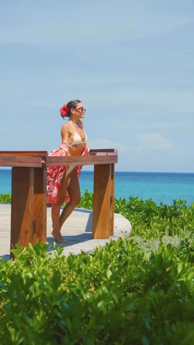 Instagram post by @thewayfaress for Sandals Resorts. Caption reads: From bucket-list group trips to solo adventures,....