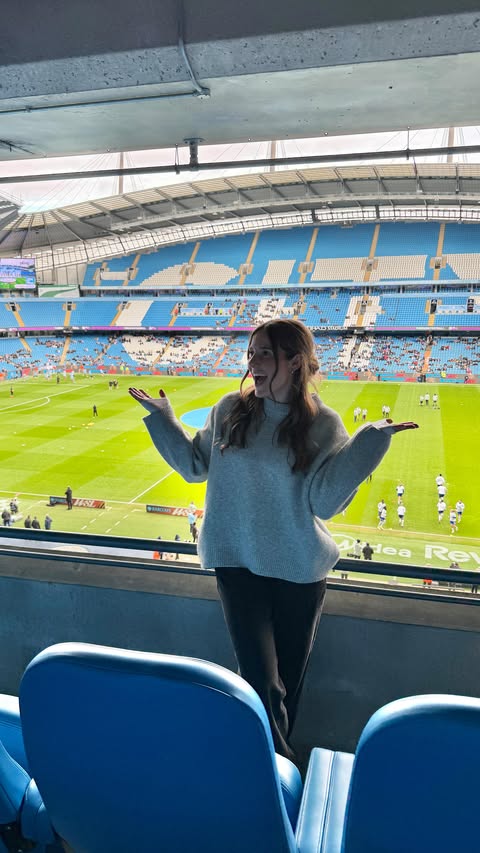 Instagram post by @oliviabuzaglo for Revolut. Caption reads: [...] to City v Chelsea in the WSL - thanks....
