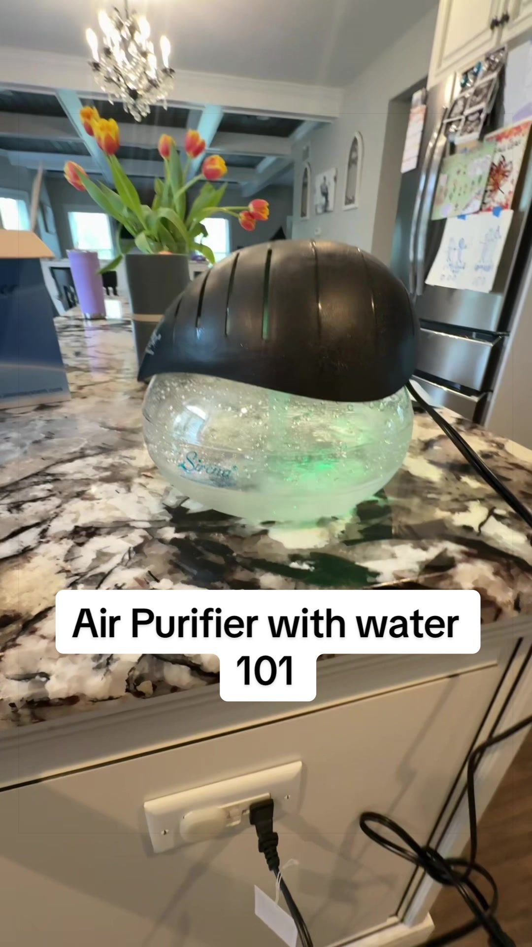 TikTok post by @homewithkim for Sirena Inc. Caption reads: [...] in my kitchen area🥰🙊 this is from @Sirena....