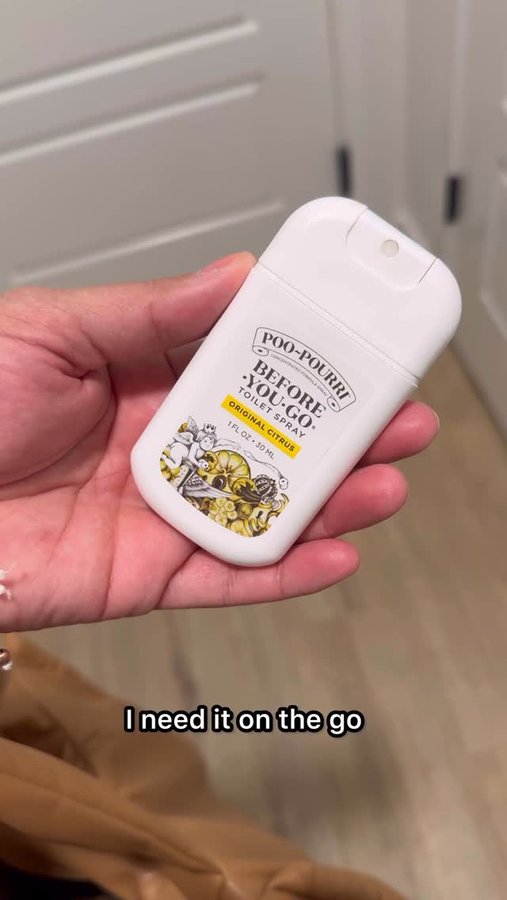 Instagram post by @tarsilaogden for ~Pourri. Caption reads: Have you guys heard of @poopourri ? I had no idea....