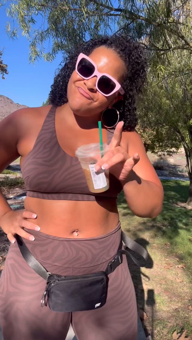 Instagram post by @thecurvygirltrainer for BODi. Caption reads: 👟🍂Do you really need 10,000 steps a day?....