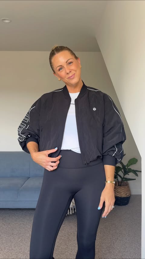 Instagram post by @therealhousewifeofnorwood for lululemon. Caption reads: [...] will no doubt be great, and @lululemonausnz....