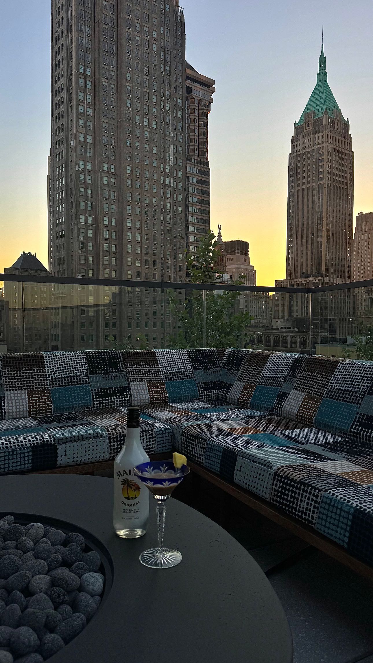 Instagram post by @ava_dash for Malibu Drinks. Caption reads: summer fridays don’t have to end 🍸 
sipping on my....