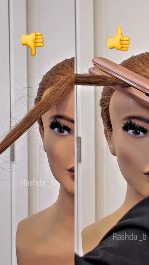 Instagram post by @rashda_b for CHI Haircare. Caption reads: #hairtutorial #hairstyles #hairstylist #curls....