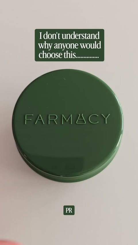 Instagram post by @fiddysnails for Farmacy Beauty. Caption reads: [...] rough and it's good that brands like....