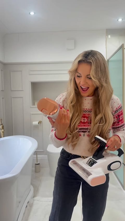 Instagram post by @thespencehome for JIGOO. Caption reads: [...] is what came out of our mattress 🤢
The....