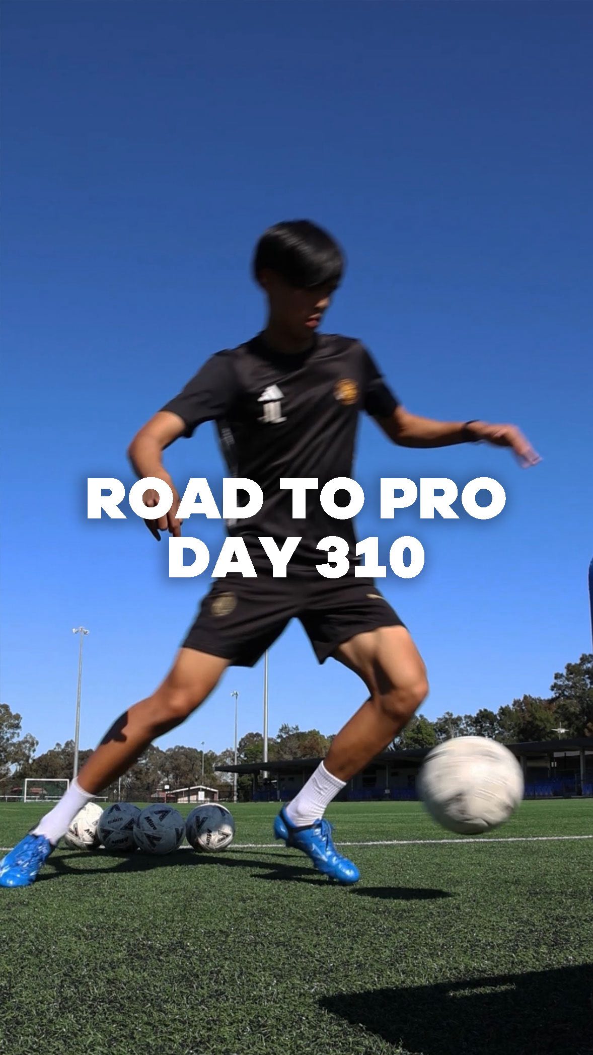 Instagram post by @julianlangg_ for Playermaker. Caption reads: DAY 310 | Road to Pro ⚽️ 🇦🇺

Today’s training....