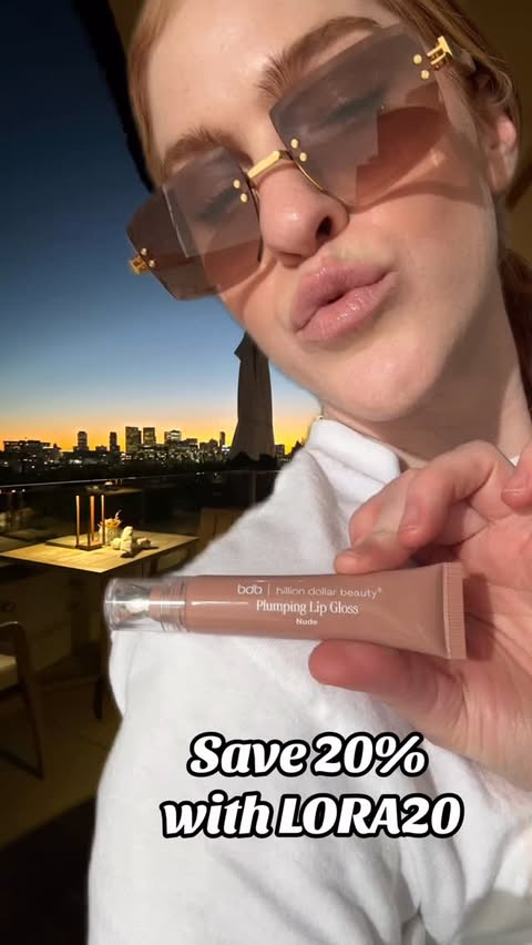 Instagram post by @lorastahh for Billion Dollar Beauty. Caption reads: [...] on a Beverly Hills rooftop with....