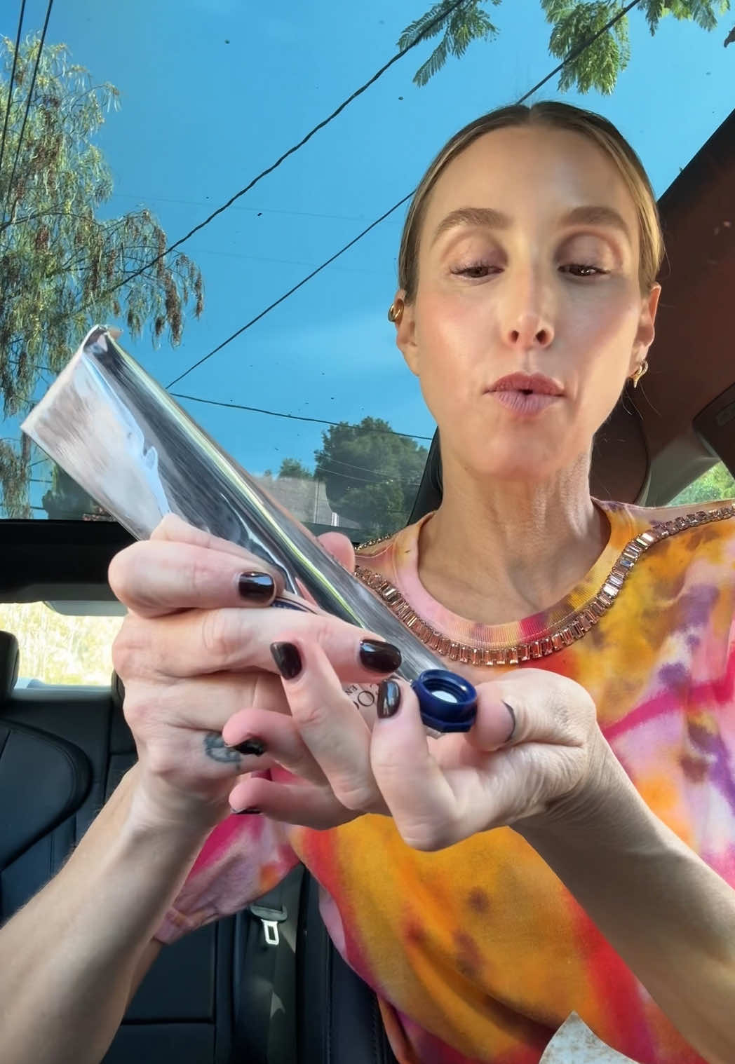 TikTok post by @whitneyport for Purely Elizabeth. Caption reads: [...] @LOCCITANE Shea butter hand cream @Purely....