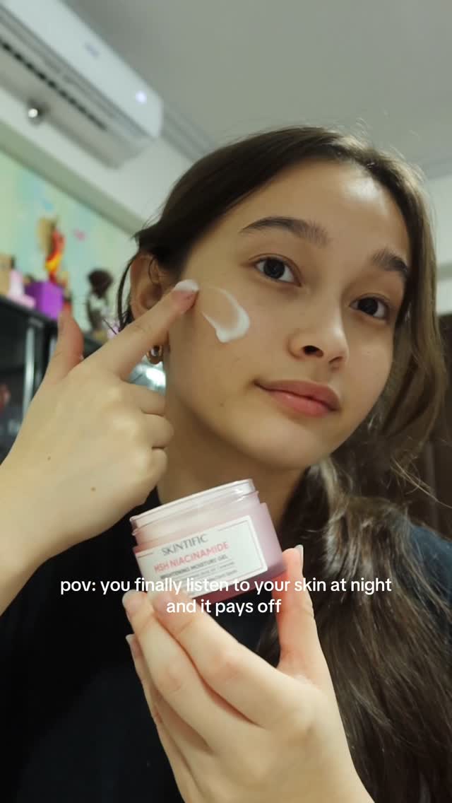 Instagram post by @_nikkivan for Skintific. Caption reads: glow up in a flash ⚡️ @skintific.ph 
#Skintific....
