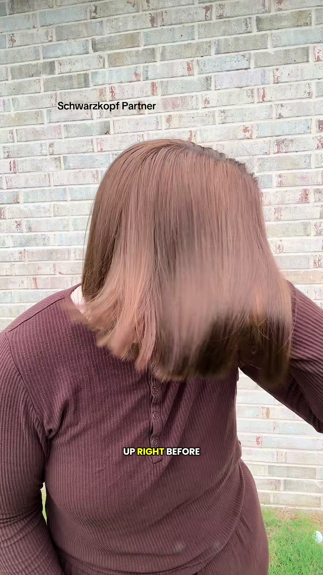 TikTok post by @knc_123 for Hair by Schwarzkopf USA. Caption reads: [...] the results! Link to get yours! @Hair by....