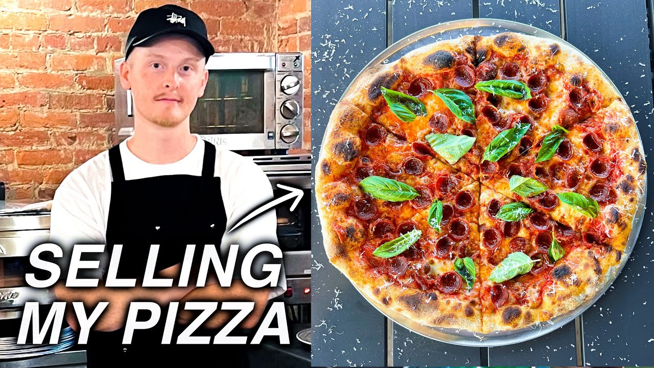 YouTube post by @CharlieAndersonCooking for Baking Steel. Caption reads: How I Run a Pizza Pop-Up.