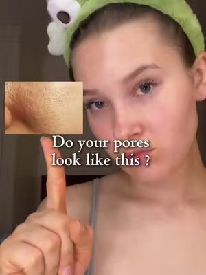 TikTok post by @ana_.costea._ for Dr. Nineteen. Caption reads: Your pores worst enemy 🫣#drnineteen #porexome....