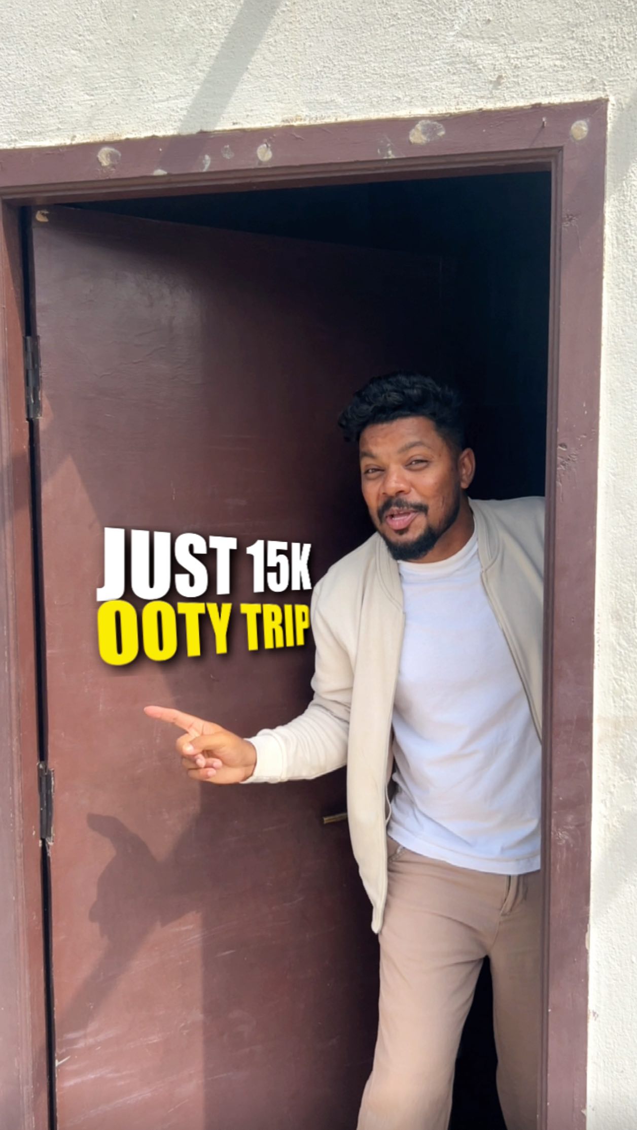 Instagram post by @akshaay_vanan for Goibibo. Caption reads: 🎬 Movie-style Ooty trip… under 15K!

From forests....