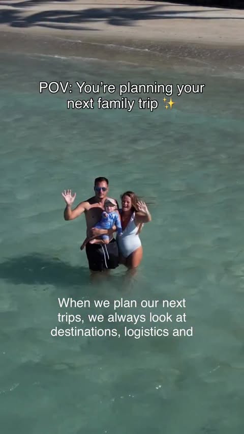 Instagram post by @flipflopwanderers for SafetyWing. Caption reads: Planning our next trip as a family ✨

We love....