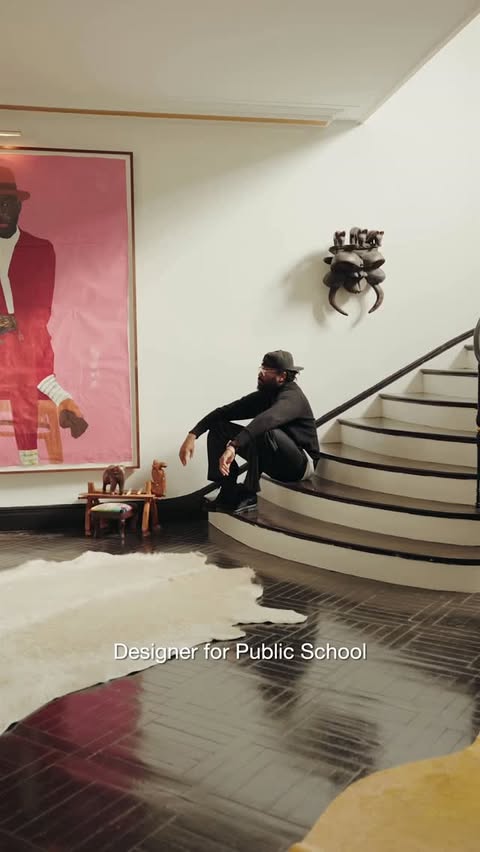 Instagram post by @maxwellosborne for HYPEBEAST. Caption reads: In the latest installment of At Home With, we stop....