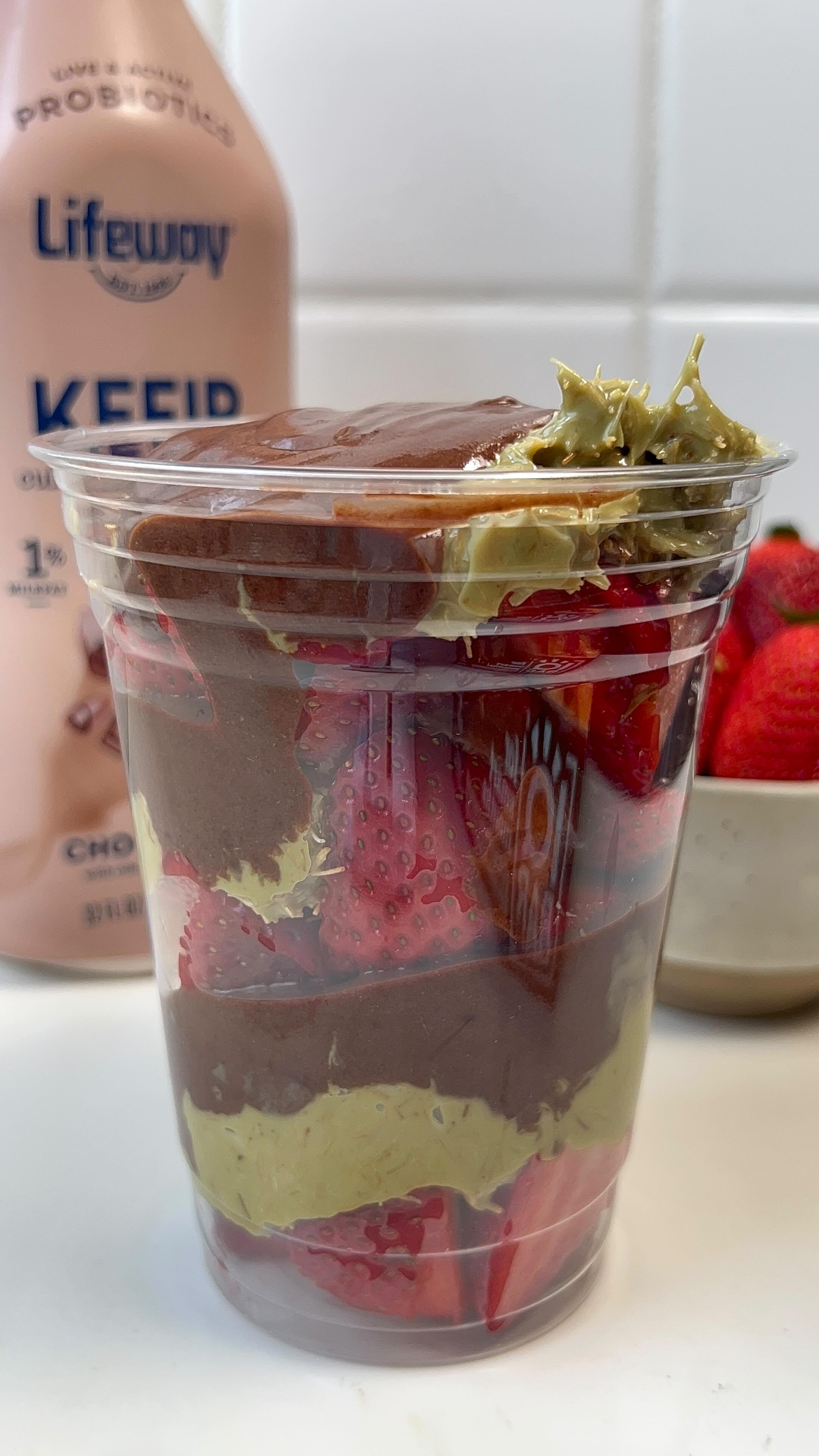 Instagram post by @behindthesnack for Lifeway Foods. Caption reads: you won’t believe how easy this is to make!! 😍....