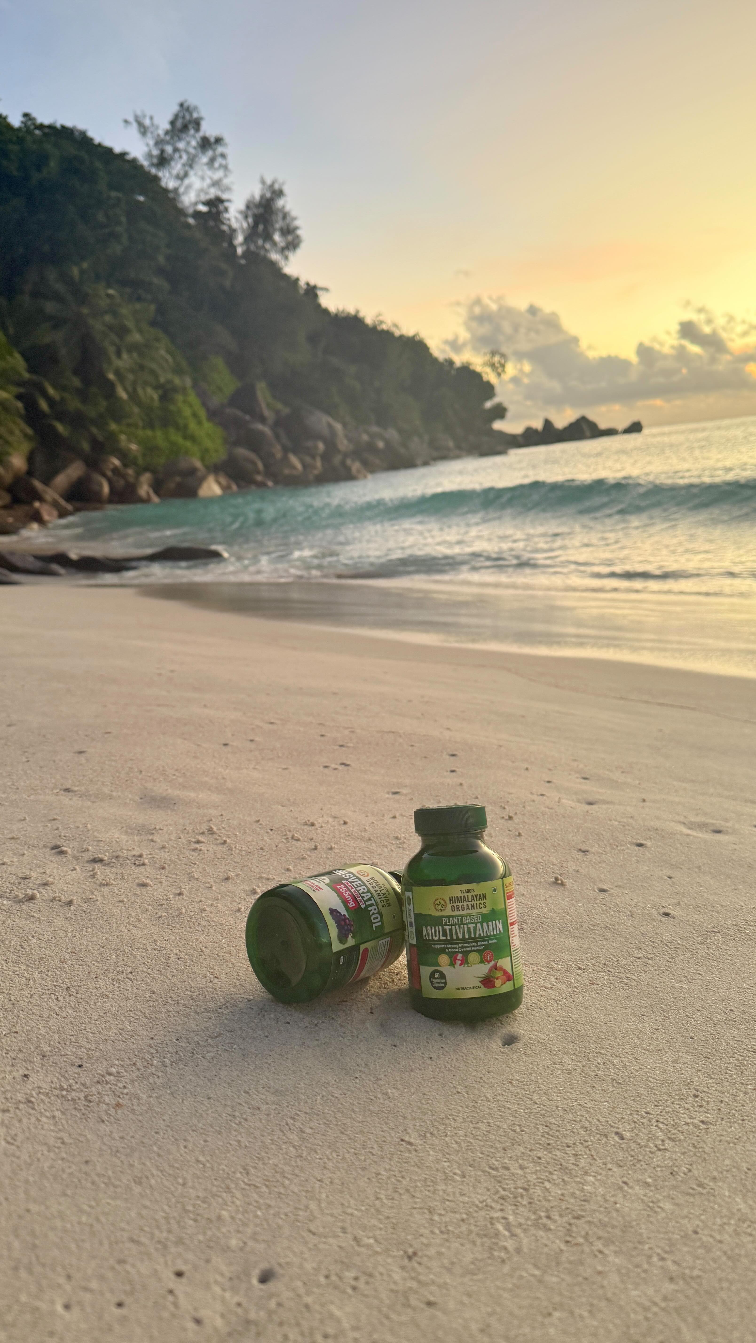 Instagram post by @suditisharma for Himalayan Organics. Caption reads: Because wellness doesn’t take a vacation — and....