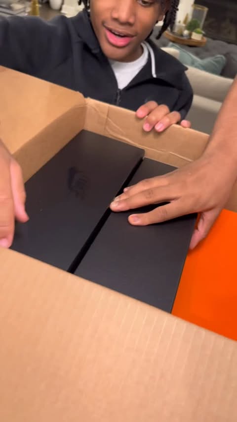 Instagram post by @therealkinna for Nike. Caption reads: #nikepartner Special delivery! The boys were so....