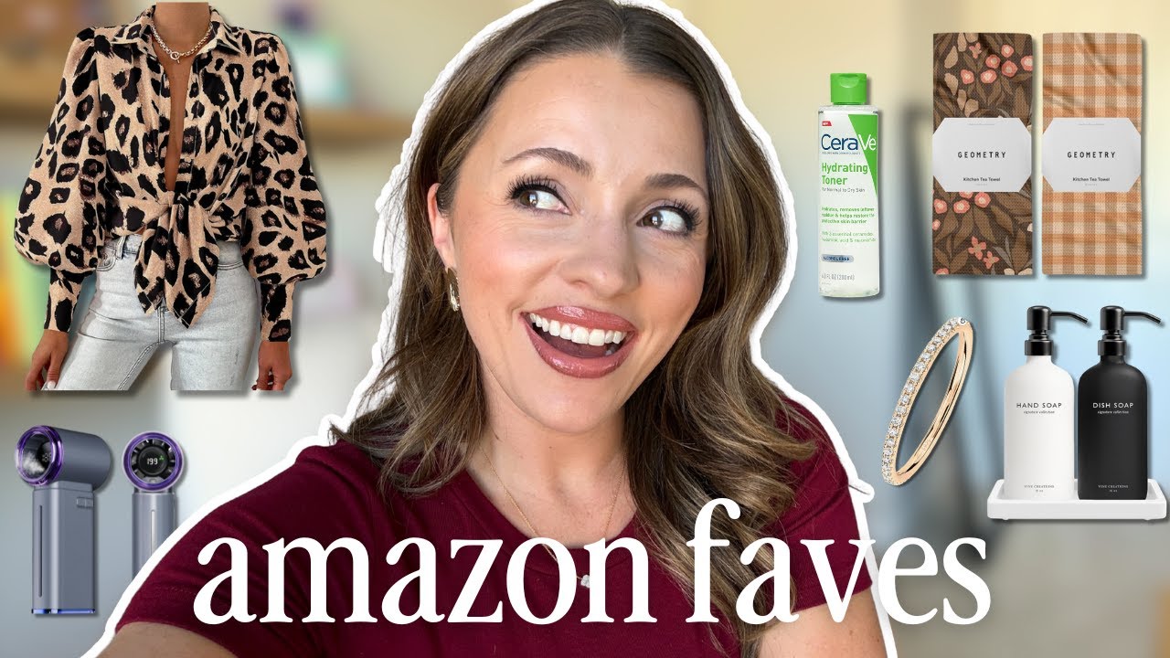 YouTube post by @itsjessicabraun for Lumineux by Oral Essentials. Caption reads: Amazon Faves ✨ Affordable Skincare, Fashion, Home,....