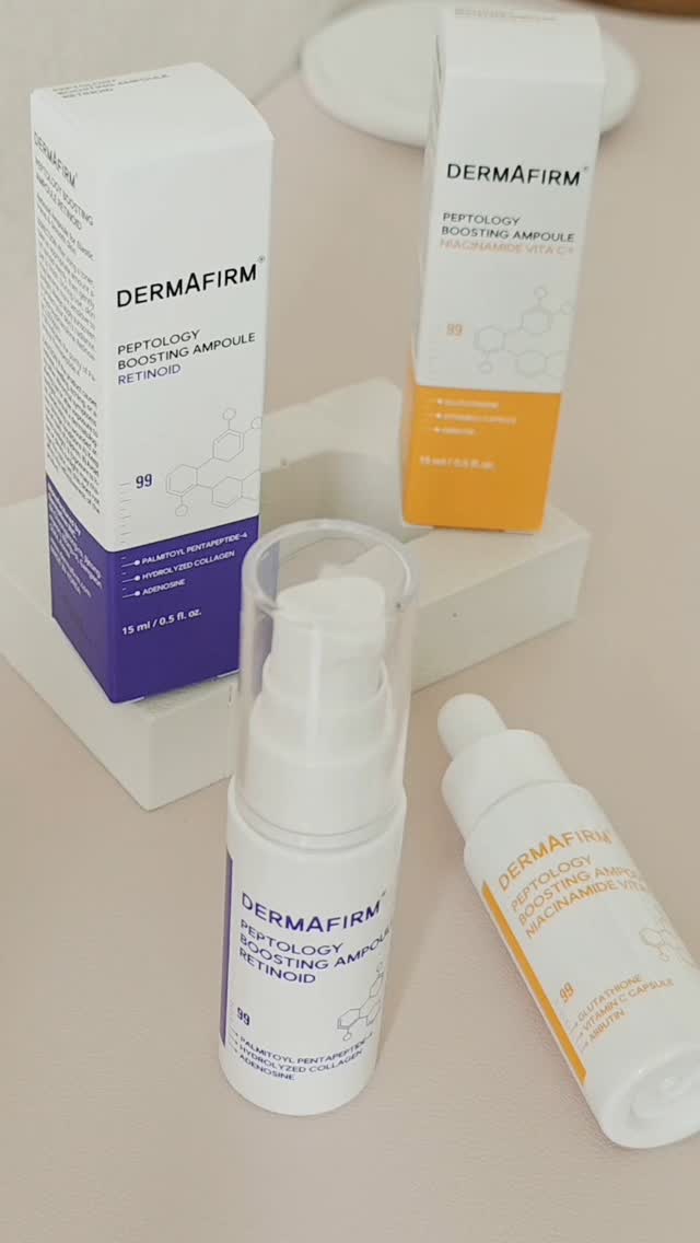 Instagram post by @yeppuji_care.kr for DERMAFIRM. Caption reads: [...] skincare routine for a healthy glow!....