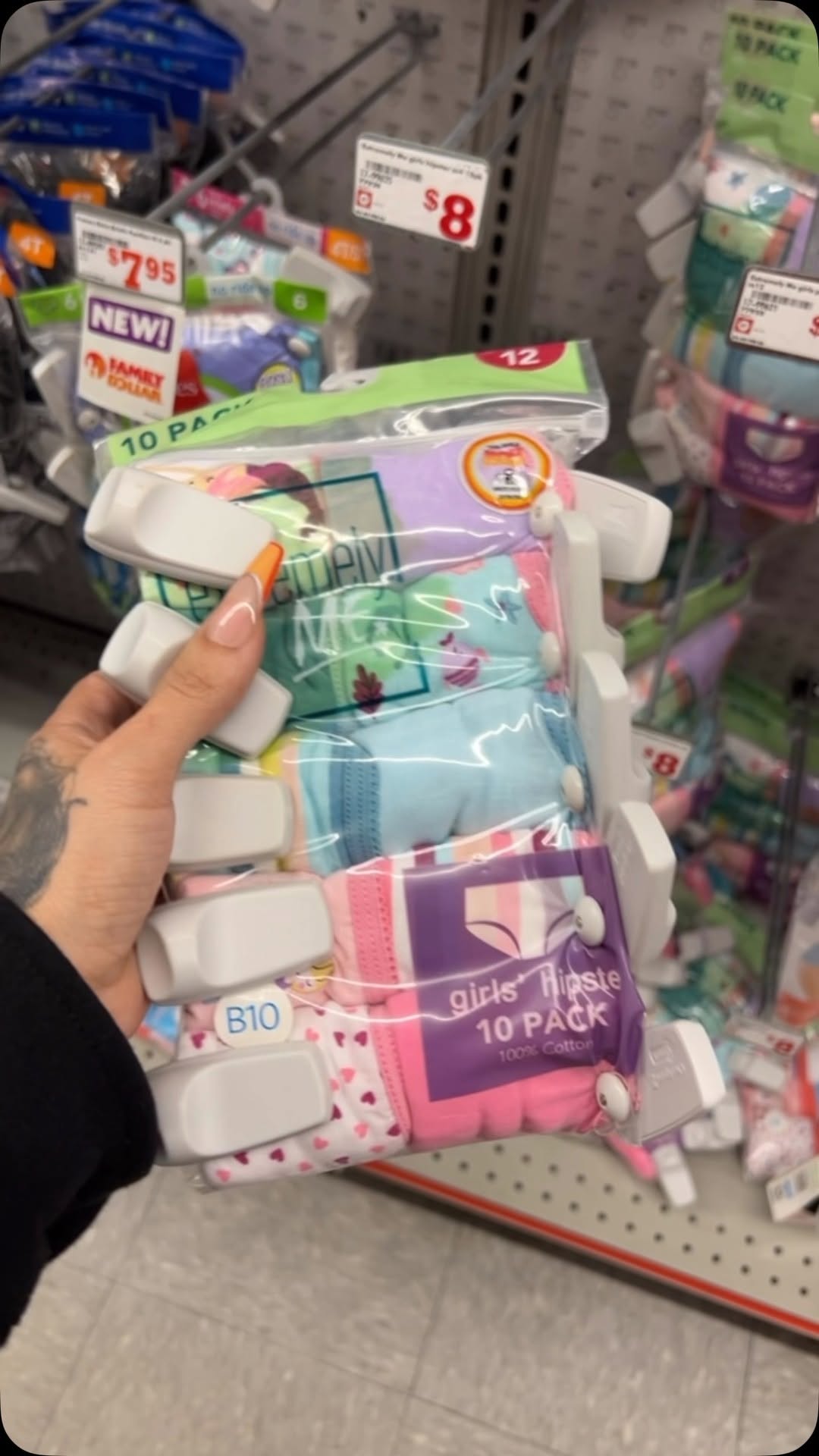 Instagram post by @j.whynot for Family Dollar. Caption reads: Who’s out here stealing panties? 😭

SN: I know....