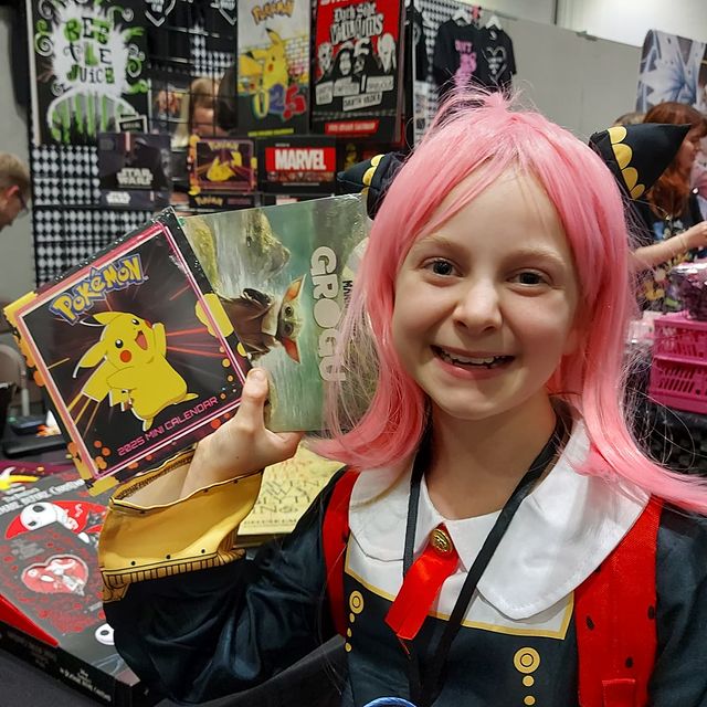 Instagram post by @matilda_sparkles.forever for Danilo Calendars. Caption reads: Get ready 2025! ✨️ 

The @danilocalendarsuk stall....