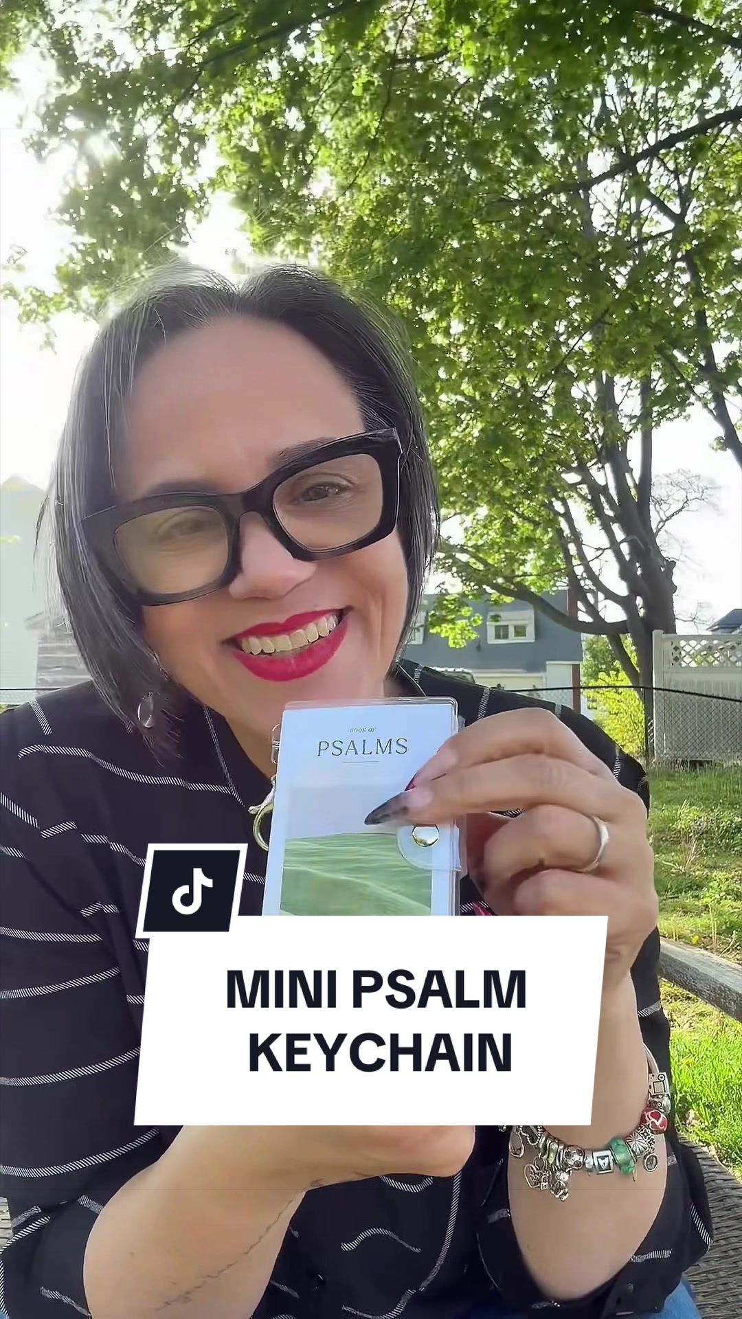 TikTok post by @msfabcreations for Alabaster Co. Caption reads: Back in stock!!!! Mini psalm book by @Alabaster -....
