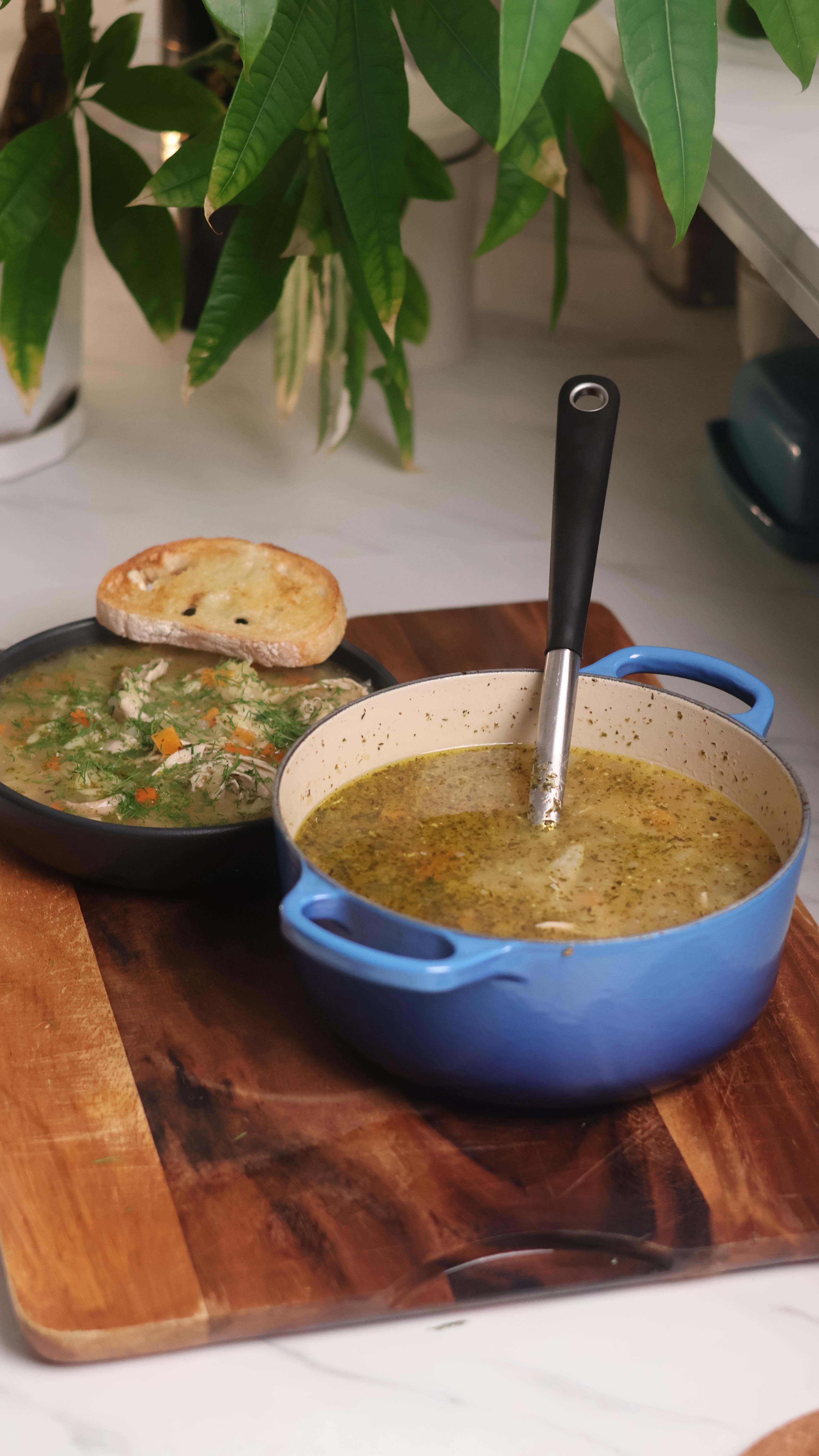 Instagram post by @thehealchef for talabat. Caption reads: Alrighty Guys… this one’s comfort in a bowl -....