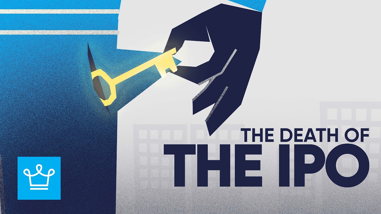 YouTube post by @alux for Thinkific. Caption reads: Why Companies Aren't Going Public Anymore.