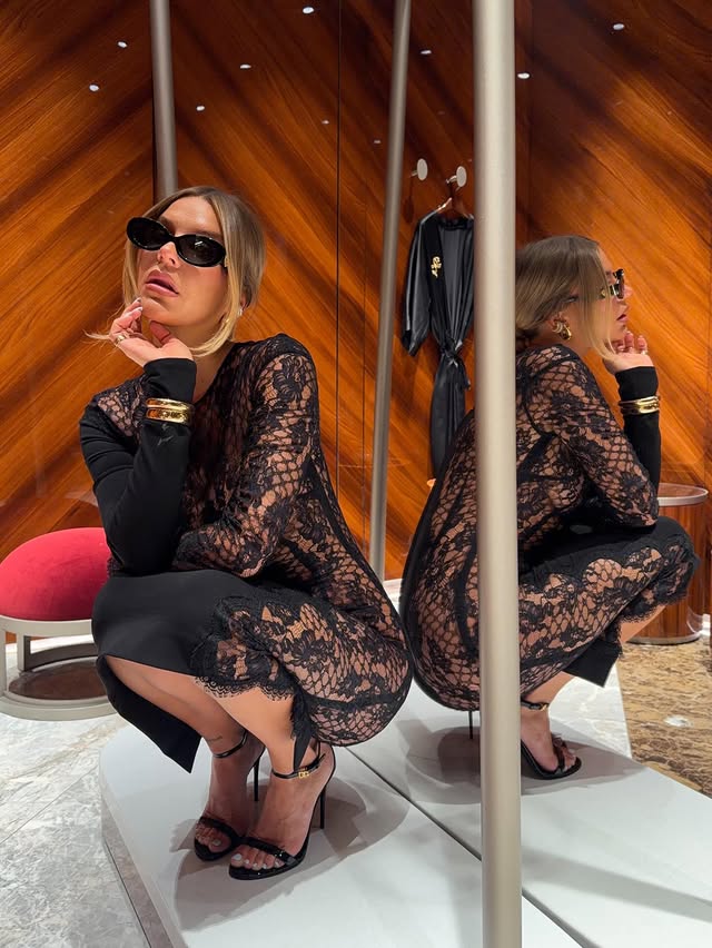Instagram post by @audreyafs for Dolce&Gabbana. Caption reads: [...] « devotion » eyewear collection by....