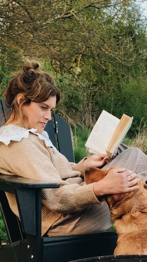 Instagram post by @sophieharveycurated for ACANA Petfoods. Caption reads: ad| There’s a certain solace in retreating from....