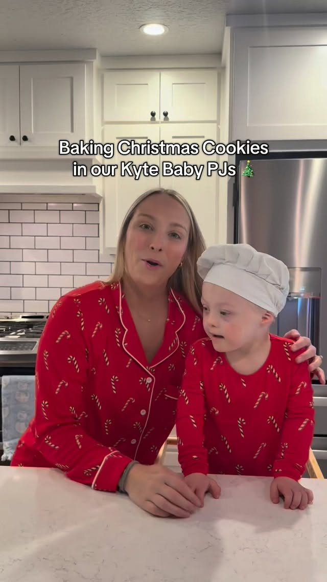 Instagram post by @haliealane for Kyte Baby. Caption reads: Feeling the chaos and Christmas spirit in our new....