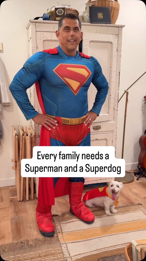 Instagram post by @ourfamilyvine for Party City. Caption reads: We surprised our kids. 😂😳 Looks like our very....