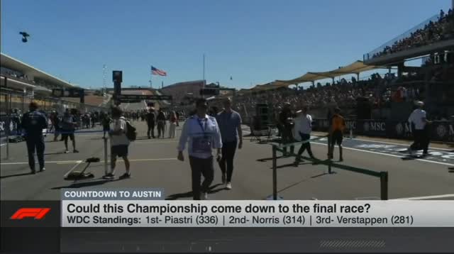 Instagram post by @thisjamescoker for Ford Bronco. Caption reads: Got to chat on the @espnf1 pre-race show Countdown....