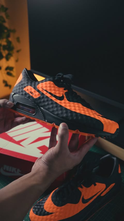 Instagram post by @7ayyyyyy for Foot Locker. Caption reads: [...] Brasa or nothing 🇧🇷 Shop Nike on....